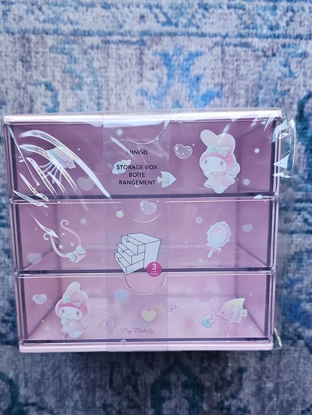 Sanrio My Melody Pink 3-Tier Bath & Body Organizer